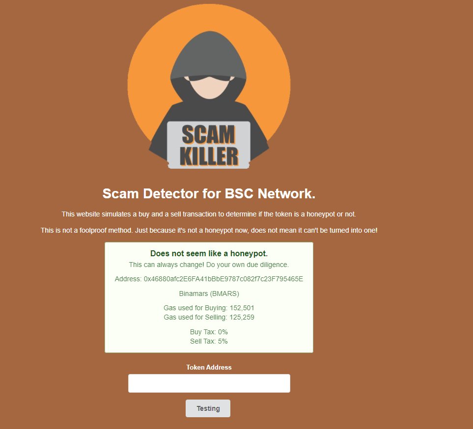 ScamKillerBSC's tweet photo. Scamkiller ALPHA is complete and will be released in public beta tomorrow.
@cz_binance 

https://t.co/cWnfLfMW5L

#BNB #BSC #PANCAKE #SCAMKILLER https://t.co/3NMX8bSP8T