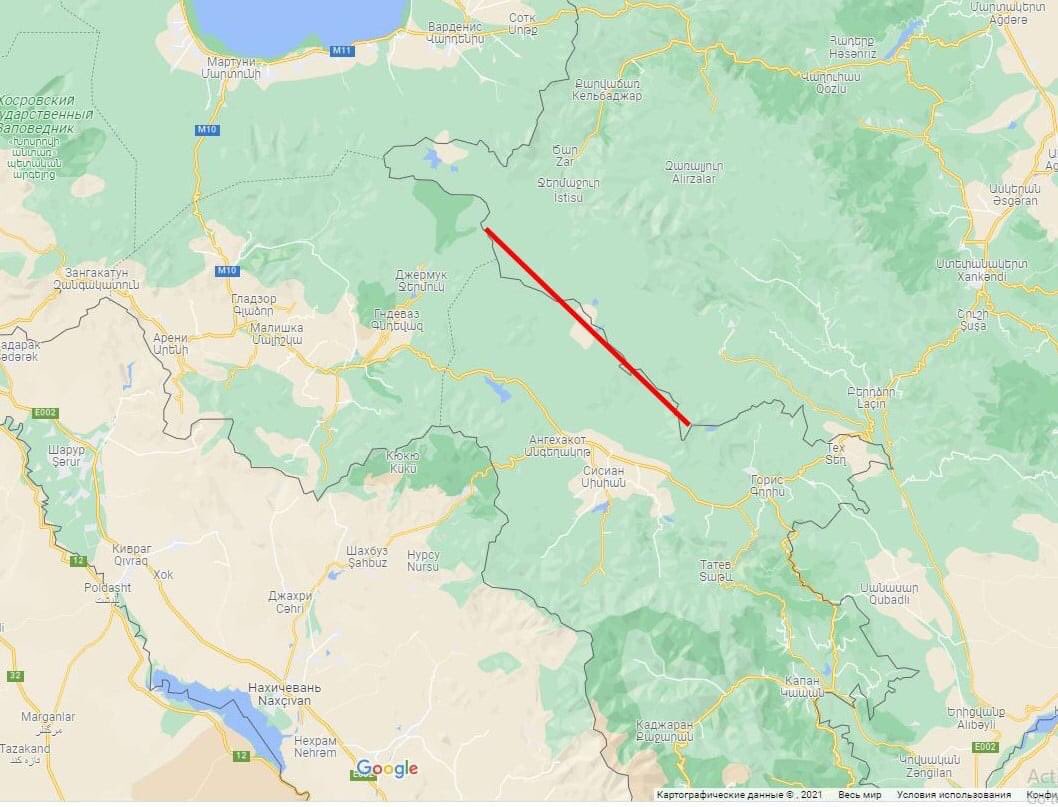 ANZHELA_YAN's tweet photo. Azerbaijan has launched a large-scale attack in this area (map⬇️). This is the narrowest part of #Armenia. #Azerbaijan wants to break through Armenian defense, reach the interstate route, then join Nakhichevan.

This &amp; war in #Artsakh in 2020, were not something out of blue. https://t.co/u8NMSmI2iU