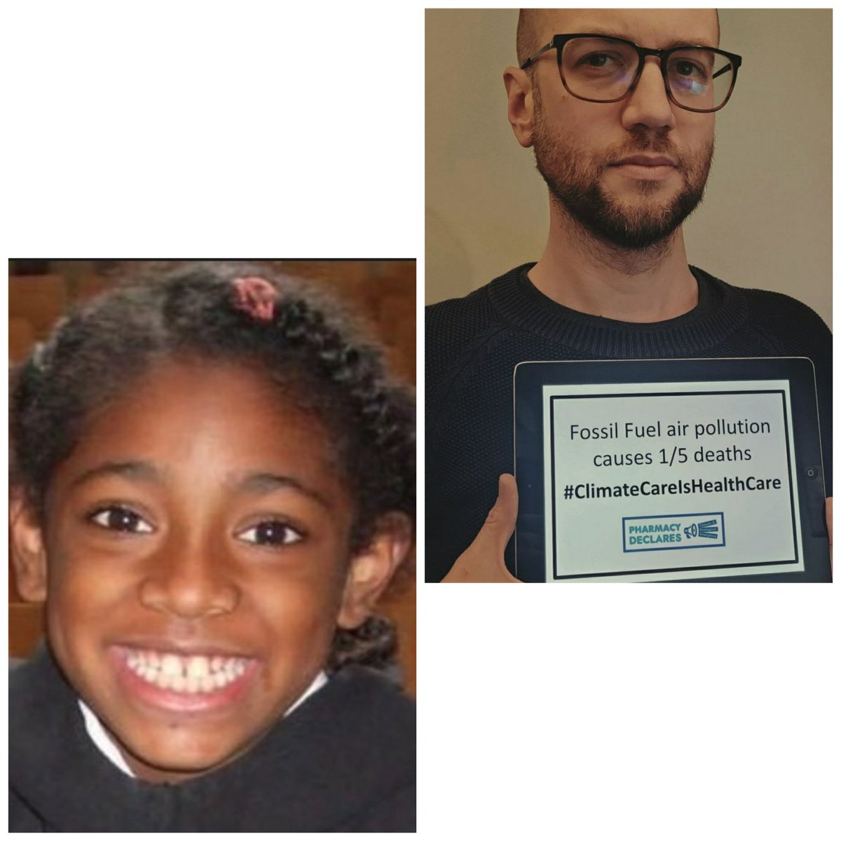 "Ella was the 1st person in the world to have fossil fuel air pollution listed on her death certificate. I call on <a href="/rpharms/">Royal Pharmaceutical Society</a> to #Divest from fossil fuels to prevent further loss of life."
#NotWithMyFeesPlease 
#LetsAllActNow
