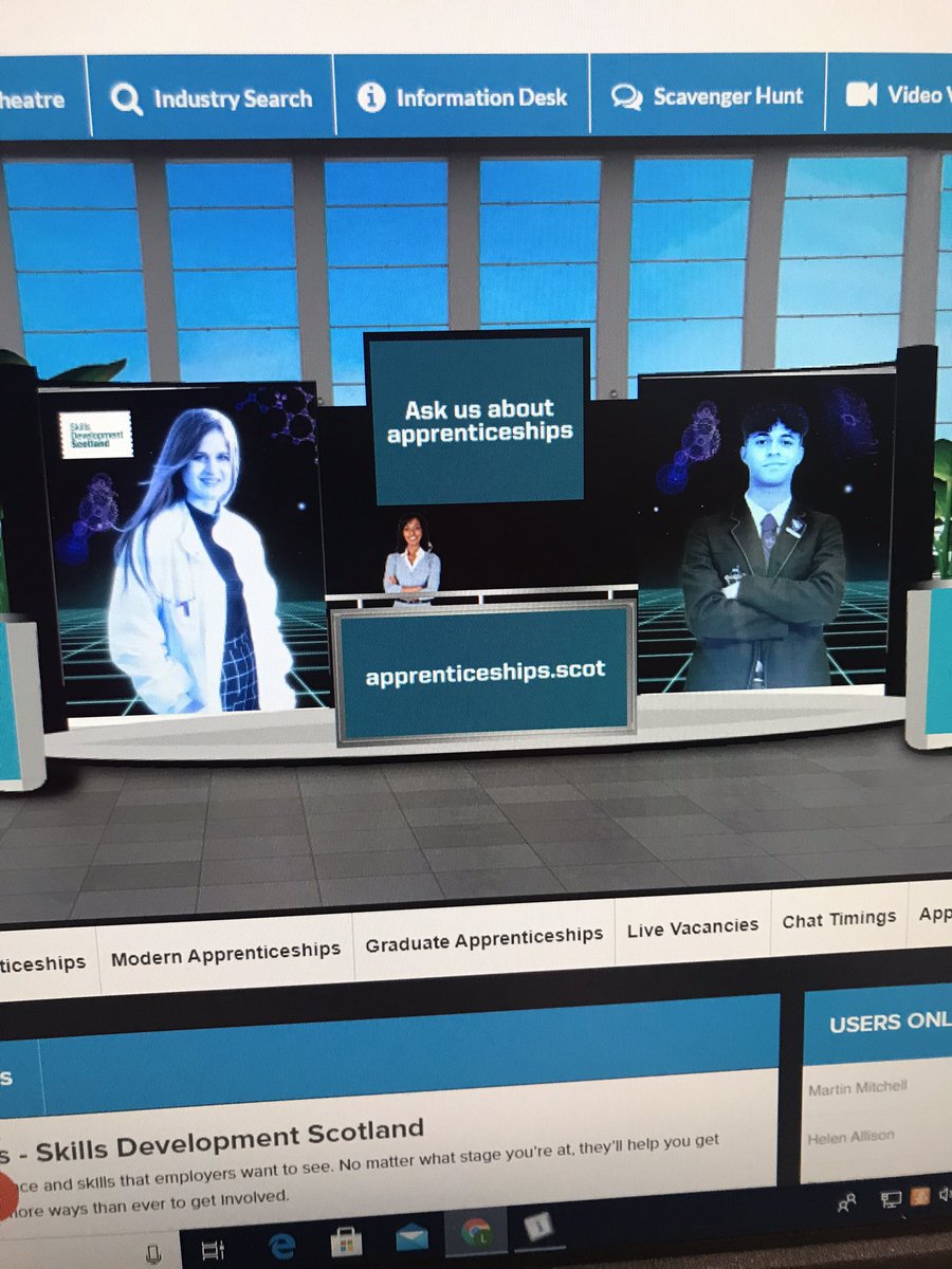 Careers Week <a href="/wallacehighsch/">Wallace High School</a> it’s time to access the virtual careers event from <a href="/SkillsScotland/">SkillsScotland</a>. #schoolapprenticeship #skillsscotland
