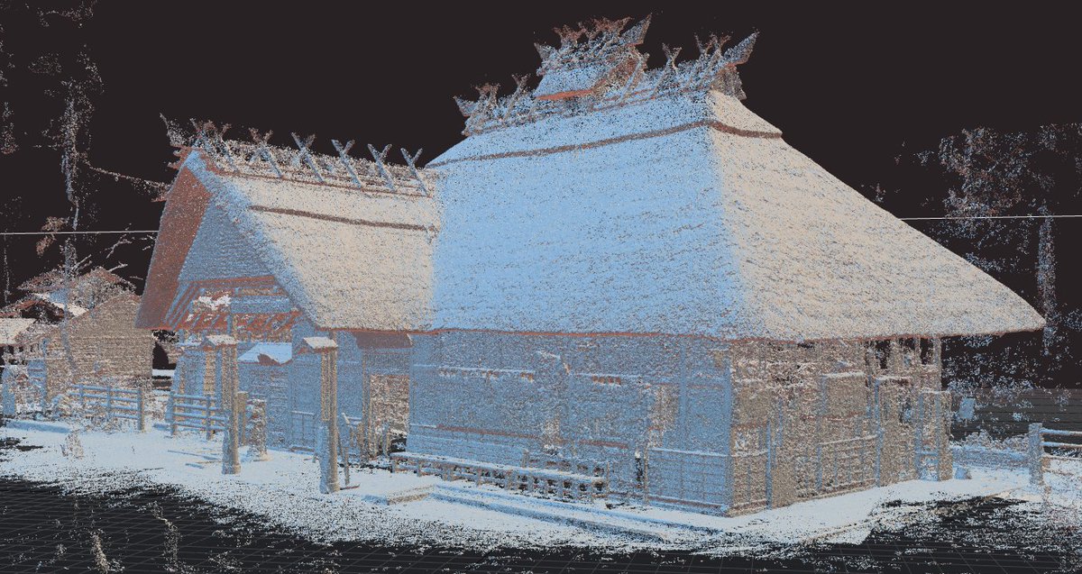 honeride_photo's tweet photo. 湯野上温泉駅
＃photogrammetry #RealityCapture https://t.co/wLTux9IAAO