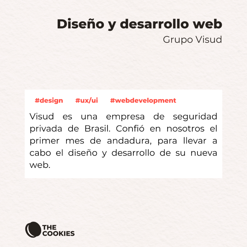 Thecookies_agcy's tweet photo. Al mes 1 de sacar del horno #TheCookies tuvimos nuestro primer cliente internacional. En nuestro blog #TheBakery te presentamos el proyecto web del Grupo Visud desarrollada con @GatsbyJS