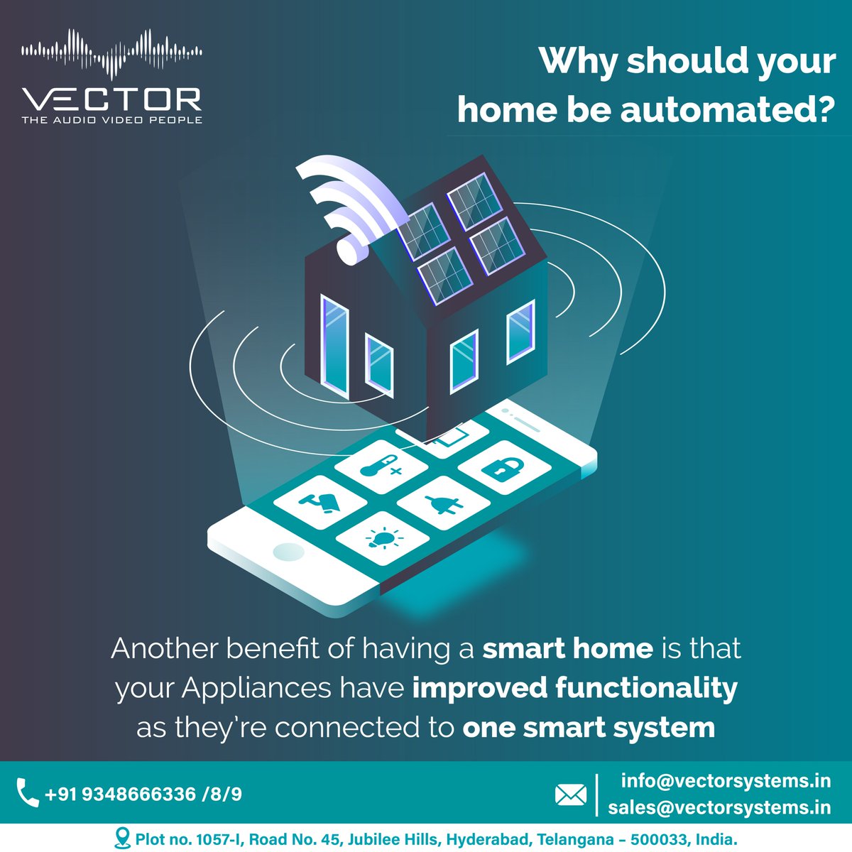 Smart Home Systems Tend to Be Wonderfully Flexible When It Comes to the Accommodation of New Devices and Appliances and Other Technology. Vector Systems Providing the Best Smart Home Automations.
vectorsystems.in
#vectorsystems #homeautomation #houseautomation