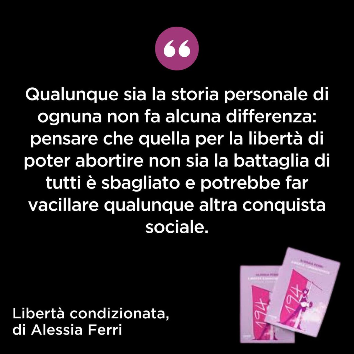 peoplepubit's tweet photo. A proposito di #Signorini.

Libertà condizionata, il primo libro di @aleferri82, uscito a 40 anni dall'approvazione della legge 140 sull'#aborto. Puoi acquistarlo sul nostro sito: https://t.co/GJxd78NEUr https://t.co/eOILTHNhIX