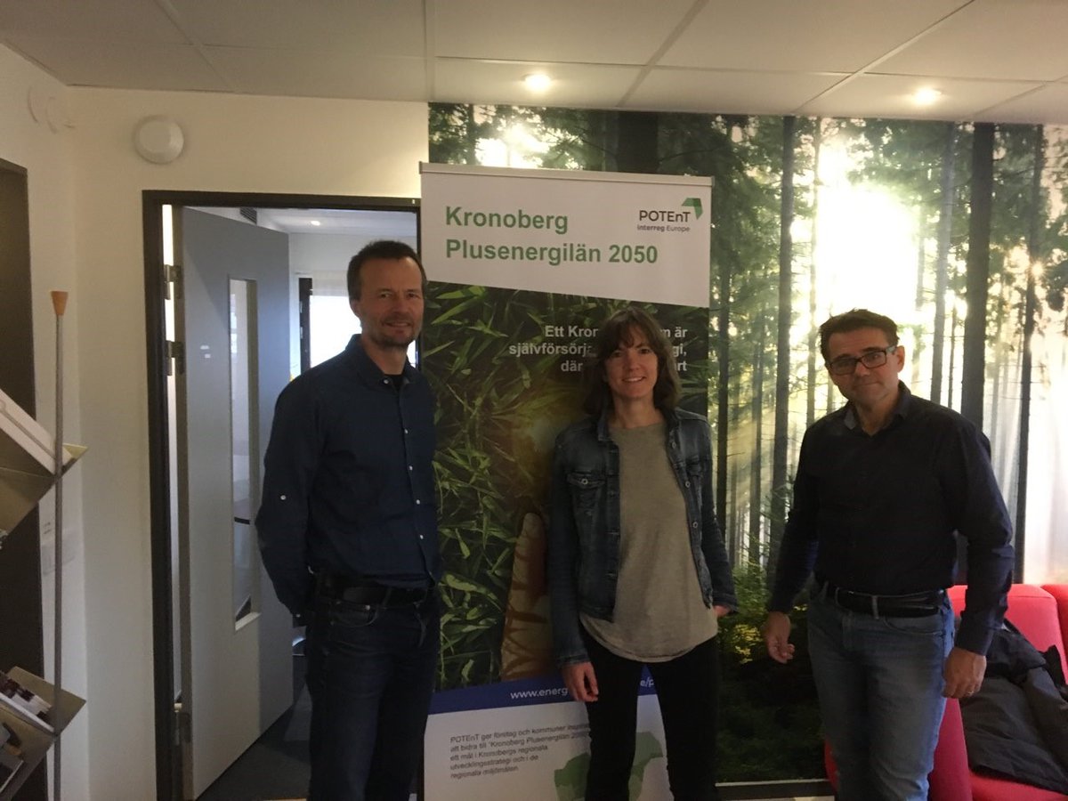 Visit by <a href="/POTEnT_Interreg/">POTEnT</a>  project partner Pamplona. Thank you Leyre for the great discussions on Action Plan and future cooperation. <a href="/energikontorSO/">Energikontor Syd</a>