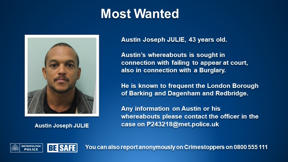 MPSBrooklands's tweet photo. Most wanted - Do you recognise this male? Call Police 999 or 101. Call anonymously on Crimestoppers 0800 555 111 https://t.co/9QfQoS28rr