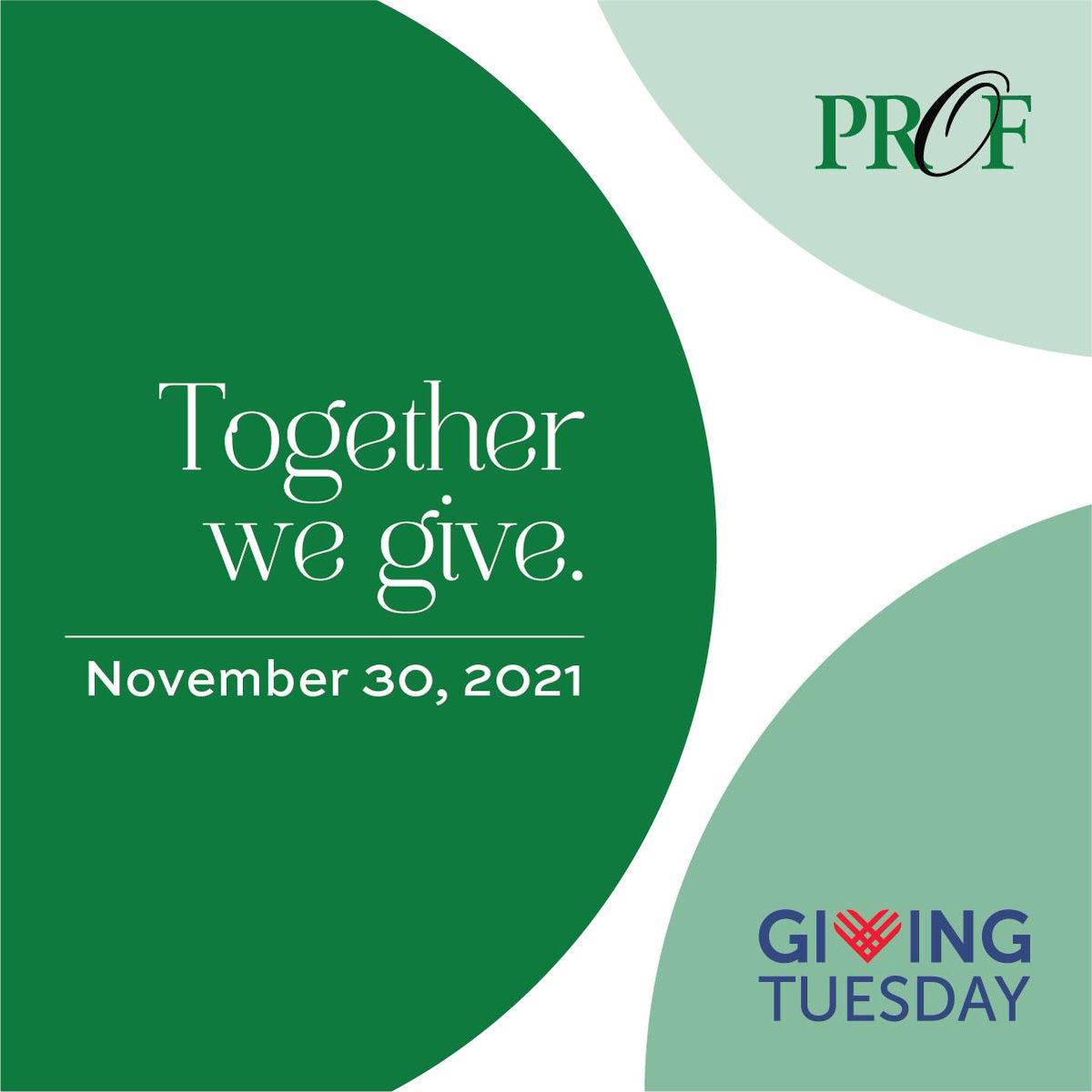 There's TWO more Tuesdays until Giving Tuesday!  On November 30th, PROF will be focusing our efforts on funding grants and initiatives that support mental health, school library enhancements and teacher enrichment opportunities. 336 teaching staff, 3558 students directly impacted