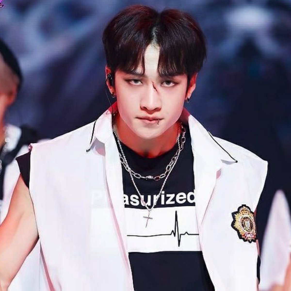 LEADERFILEZ's tweet image. ☆ sleeveless outfits 

#BANGCHAN #SANGYEON