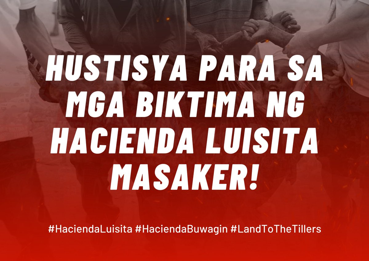 dfylmarielle's tweet photo. Ako si Betty mula sa @HauCSCSBA at kaisa ako sa panawagan ng masang anakpawis para sa tunay na reporma sa lupa at hustisya para sa lahat ng biktima ng Hacienda Luisita Massacre.

Lupa hindi bala! Bigas hindi bala!

#HaciendaBuwagin
#StopKillingFarmers https://t.co/vKsLWRgqAS