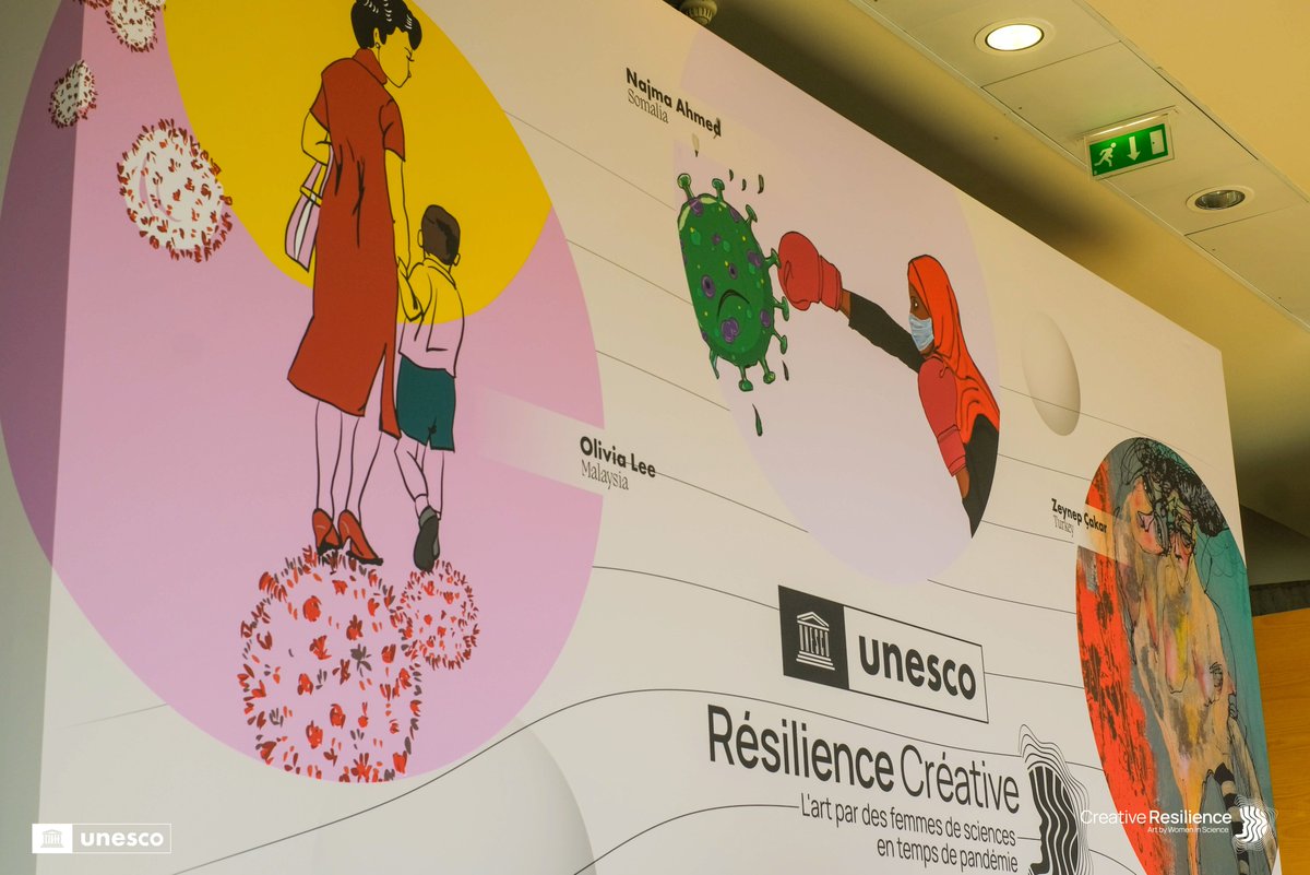 Dr. Radhika Patnala (@radhikapatnala) on Twitter photo The <a href="/UNESCO/">UNESCO 🏛️ #Education #Sciences #Culture 🇺🇳</a> Creative Resilience #art #exhibit tells the stories of Hope, Fear & Pain, and Empowerment. On 26th Oct, 6 PM the exhibit was opened to accredited Journalists at the UNESCO Headquarters. with Jamila Seftaoui, Director, Division of Gender Equality. #creativeresilience The <a href="/UNESCO/">UNESCO 🏛️ #Education #Sciences #Culture 🇺🇳</a> Creative Resilience #art #exhibit tells the stories of Hope, Fear & Pain, and Empowerment. On 26th Oct, 6 PM the exhibit was opened to accredited Journalists at the UNESCO Headquarters. with Jamila Seftaoui, Director, Division of Gender Equality. #creativeresilience