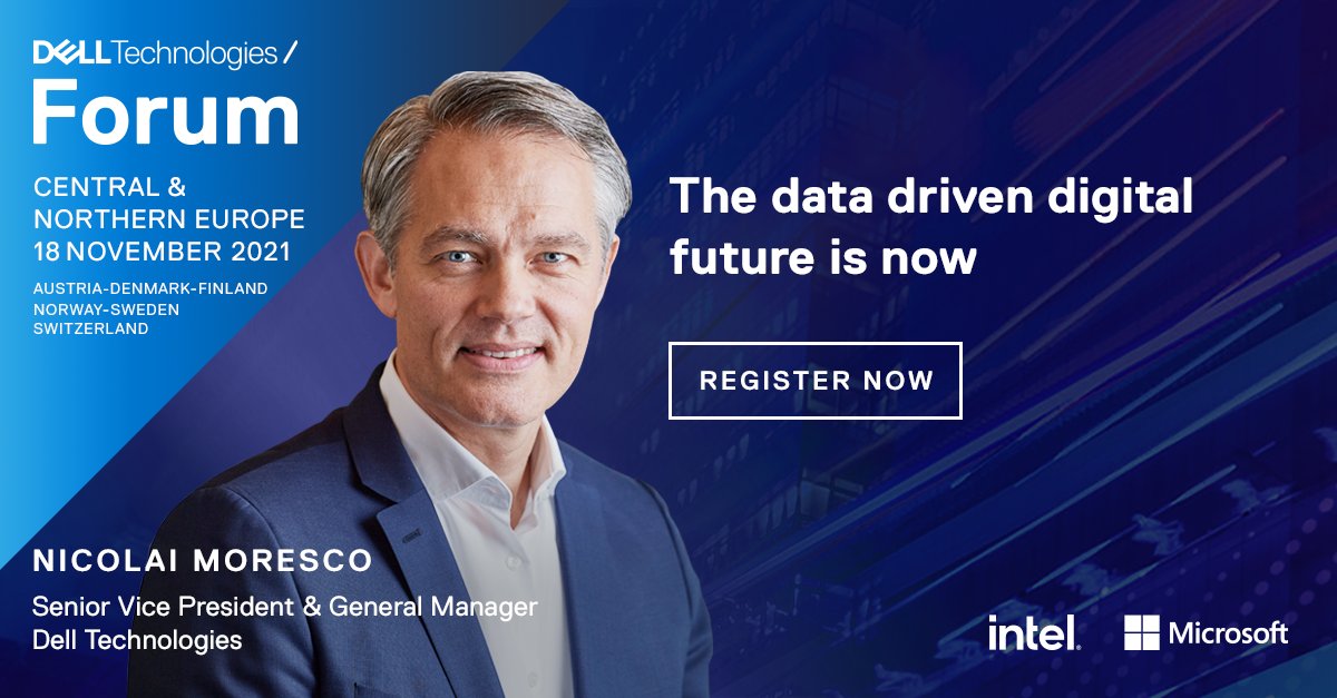 OliverB78's tweet photo. At #DellTechForum on Nov. 18, discover solutions to help you embrace the future of IT, work and innovation to unleash the promises of a data-centric tomorrow. https://t.co/aq88SPl4Sa #Iwork4Dell https://t.co/3zkq2xOzDu
