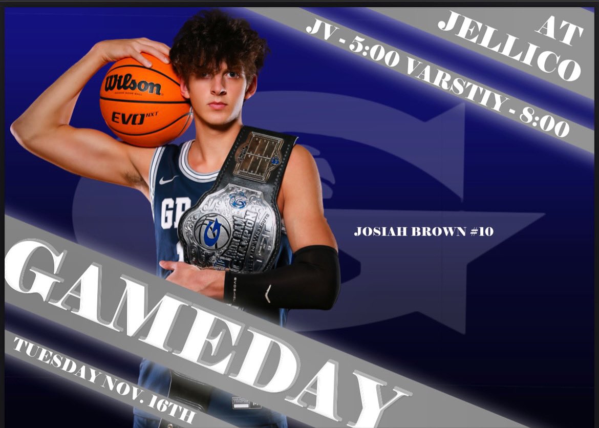 GCARamsMBB's tweet photo. GAMEDAY!! 
Start the season off traveling to Jellico. JV - 5:00 VB - 8:00.
Let’s Go Rams!!
#EarnEverything https://t.co/vYQVRKUmOJ