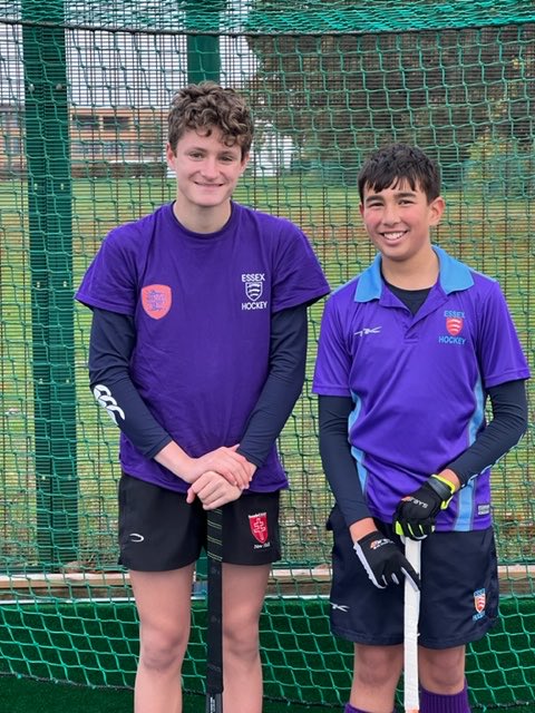 Well done to two of our boys who represent Essex Hockey this past weekend #proudtobe
