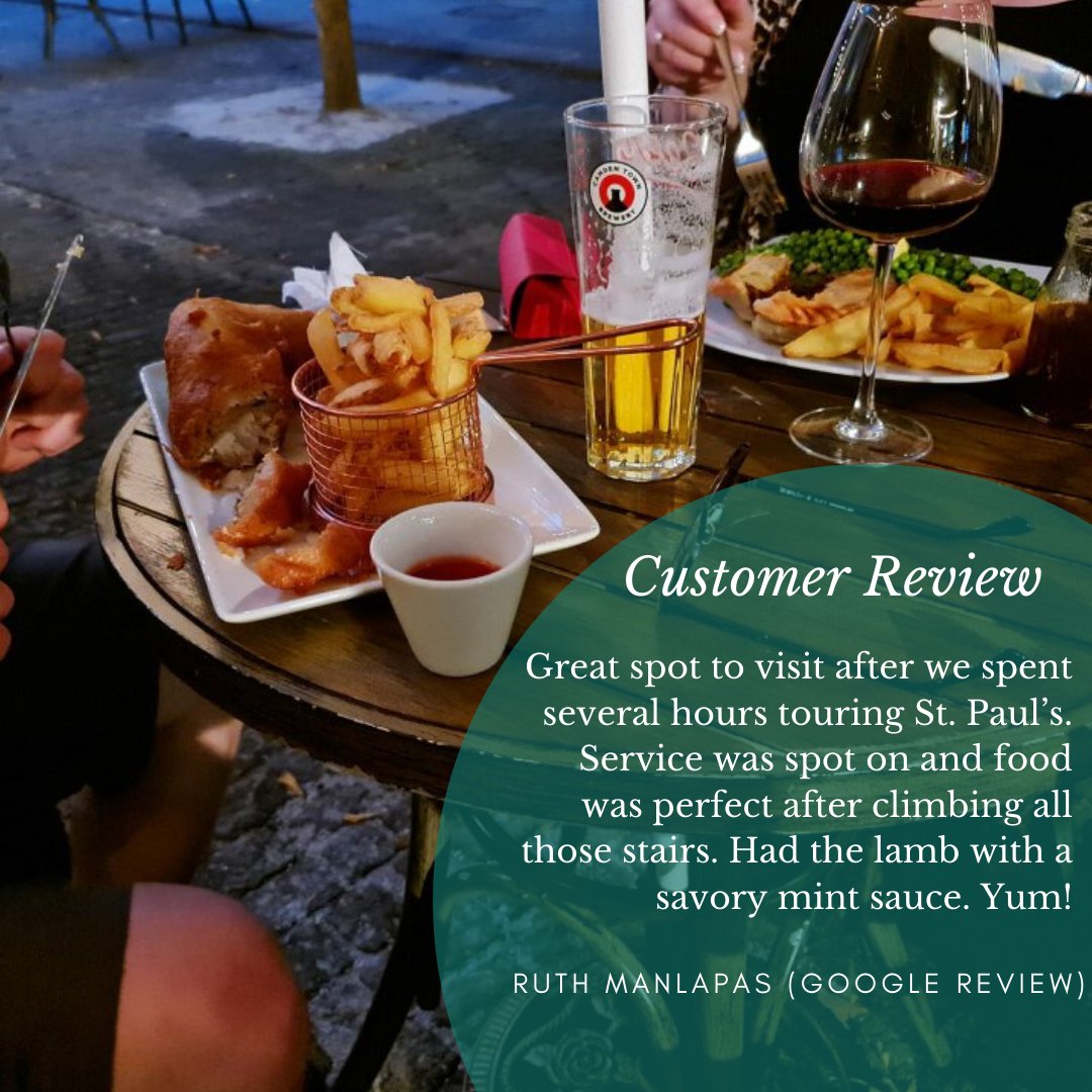 We love hearing our customers' feedback! Thank you so much for taking the time to write such a nice review, Ruth. 😄 #customerreviews #reviews #epicpies #london #happycustomers #stpauls #customerfeedback