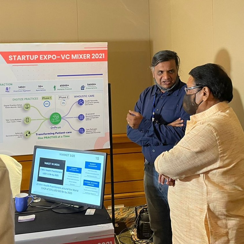 drpraxnow's tweet photo. Proost Solutions truly appreciates @MSInSociety for inviting us to the #VCMixer. Thank you @nawabmalikncp Ji for showing keen interest in #DrPrax. @anandyogini Ji. @dskushwah_singh ji, @Mithunjohnc ji @TheVendra_ ji.
#MaharashtraStartupExpo
#SkillDevelopment
#Maharashtra https://t.co/vi1ZRX7Tuf