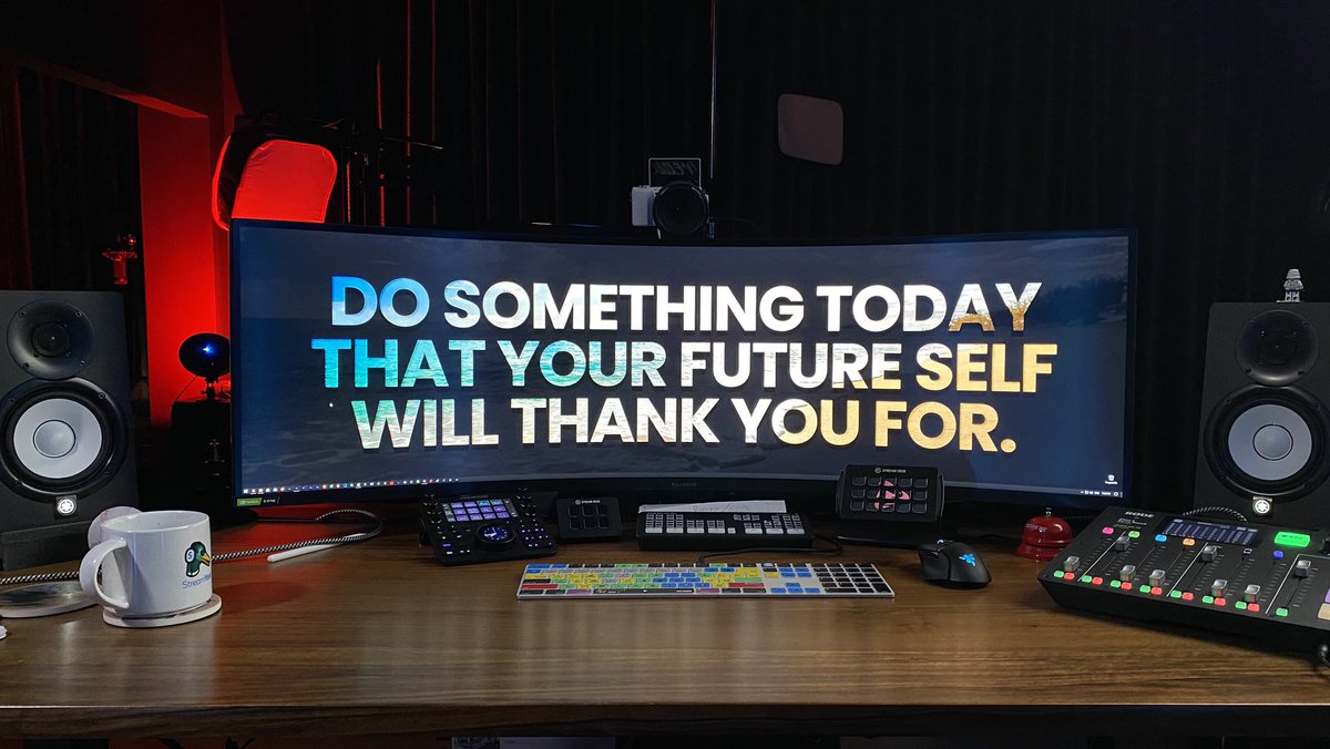 NickNimmin's tweet photo. Updated my desktop to be a little more motivational. This is one of my favorite quotes. It’s a reminder that the entirety of my future experiences depend on the actions I take today. https://t.co/eyjvw7mdUm