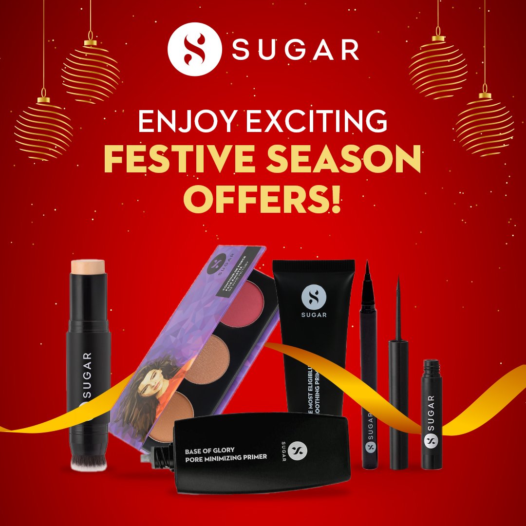 Today's forecast:Shopping the best from crowd favourite <a href="/trySUGAR/">SUGAR Cosmetics</a> Cosmetics Collection✓Well what's better than giving yourself a little retail therapy by stocking your most loved essentials from a rule breaking range,Head towards <a href="/newu_dabur/">NewU</a> Store &amp; Enjoy best Festive Offers💯