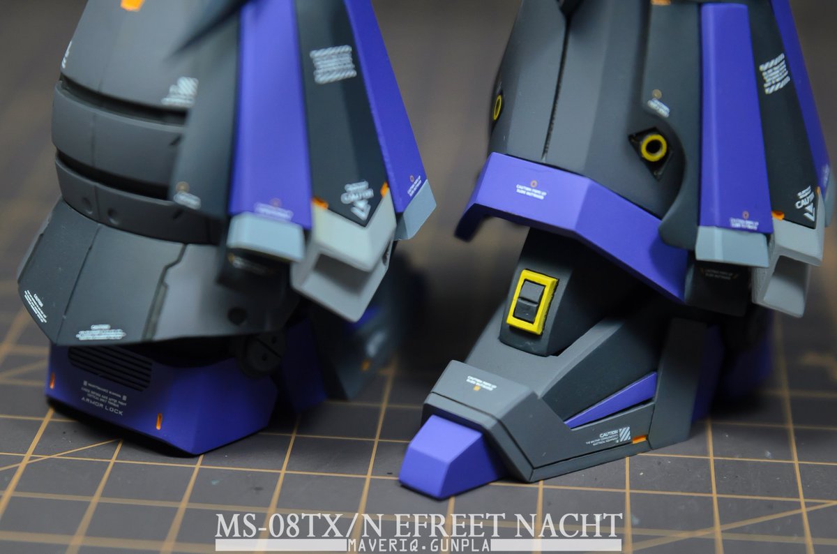 MaveriqGunpla's tweet photo. RE100 Efreet Nacht GK
Leg, the hardest section to complete.
#gundam #mobilesuit
#gunpla #resinkit
#ms08txn #efreetnacht
#neozeon #zeonremnant
#gunplaphotography #gundamphotography https://t.co/kNAill8rsY