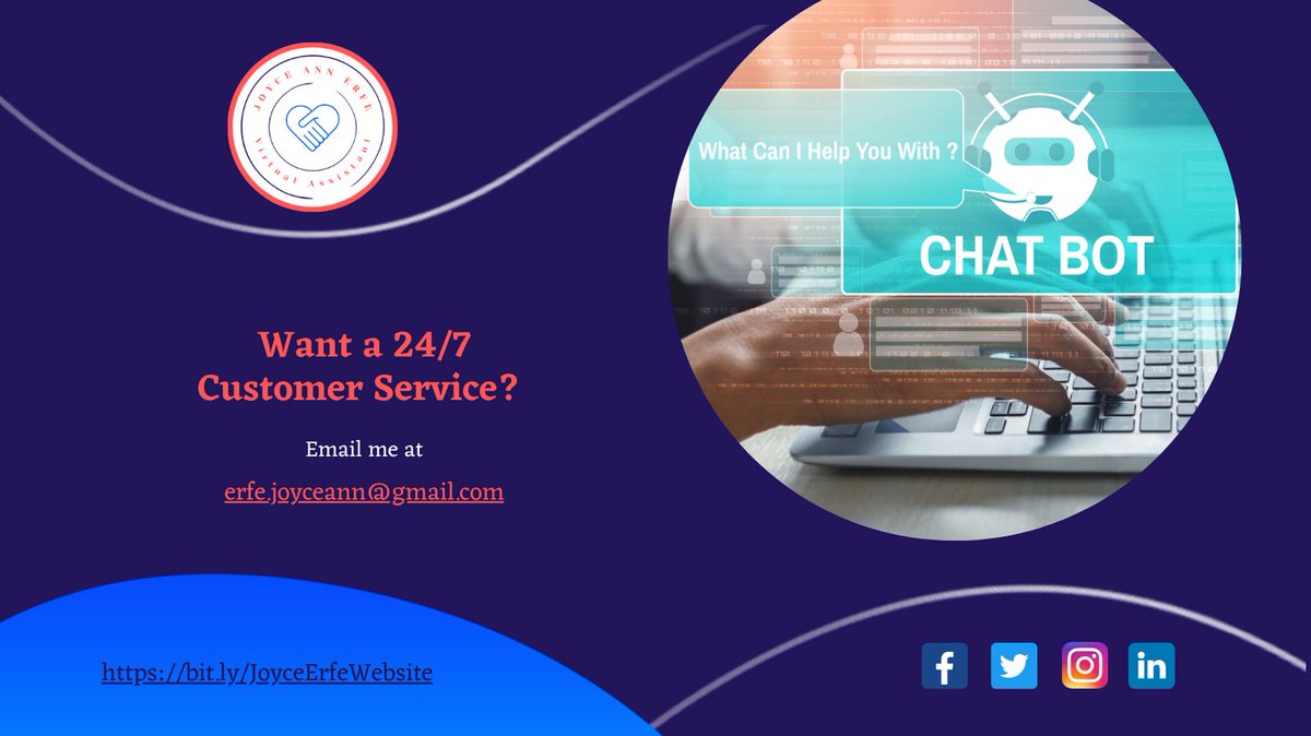 erfe_joyce's tweet image. Chatbots are available to assist consumers at all hours of the day and week and are not restricted by time or location. This makes it desirable to many organizations that may lack the manpower or financial means to maintain employees working 24 hours a day.🤖

#Chatbot #Upshap