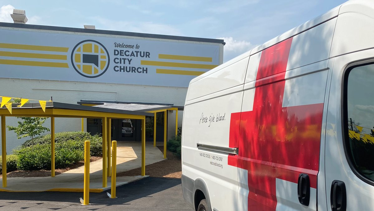 We're hosting the American Red Cross TODAY for a blood drive from 10 am–3 pm. Stop by or sign up online to give blood. There's always a need, and it's such an easy way to love our neighbors in need.

Sign up at redcrossblood.org.