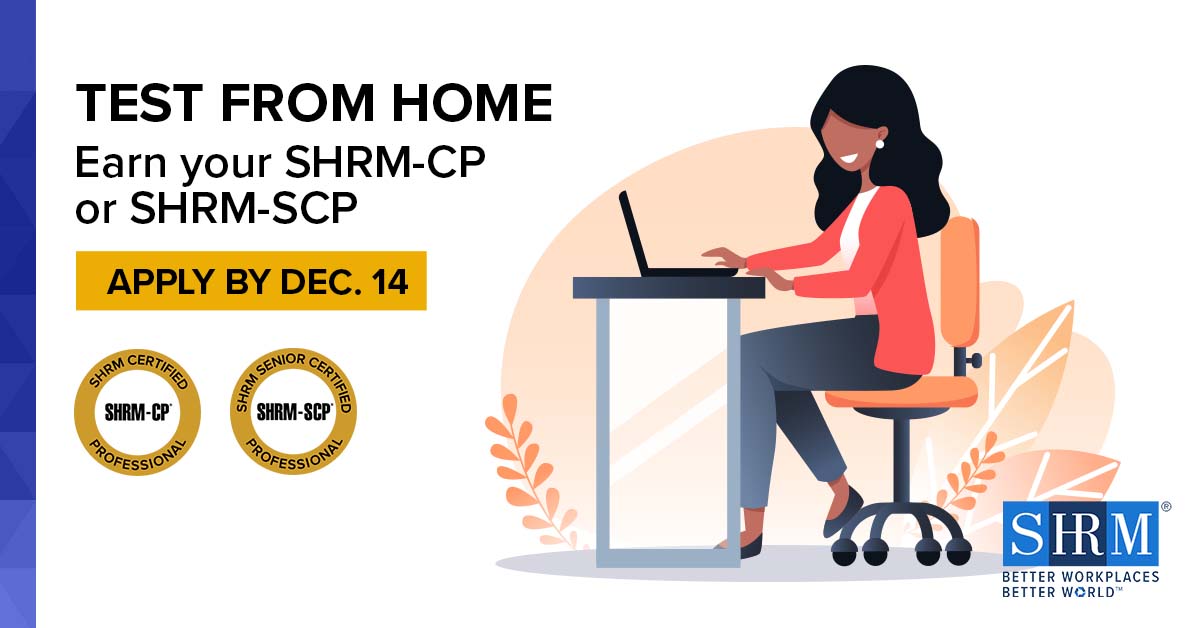 SHRM's tweet photo. Establish yourself as a globally recognized #HR expert. Get started on earning your #SHRMCP or #SHRMSCP today! Apply before December 14, 2021! https://t.co/vU6cQ3fPCj #SHRMCertification #SHRMCertified https://t.co/DUuihfA04D