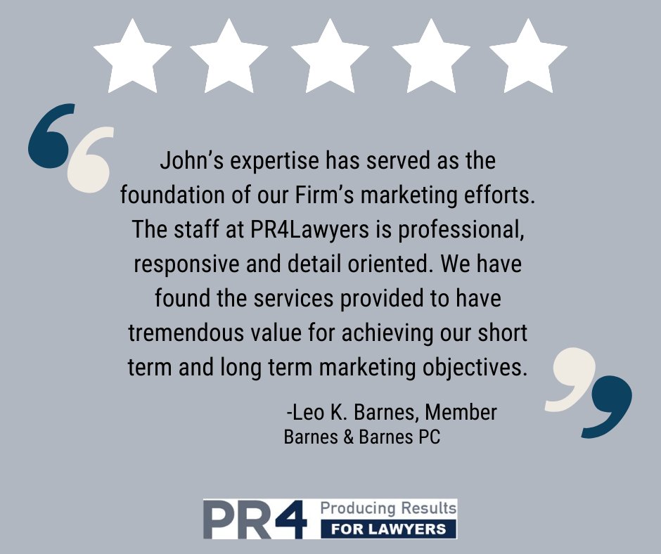PR4Lawyers's tweet photo. We love our clients! Are YOU ready to be our next happy client? Reach out today!  https://t.co/uDgC14gMOd

#LawyerMarketing #PR4Laywers #HappyClients #SocialMedia #WebDesign #Newsletters #SEO #VideoProduction #DirectMail https://t.co/g1YW99Mcud