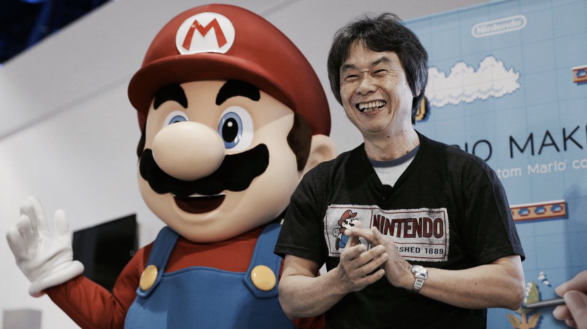 Hoy cumple 69 años el gran Shigeru Miyamoto, creador de los personajes del universo Nintendo (Mario Bros, Donkey Kong, Zelda...).