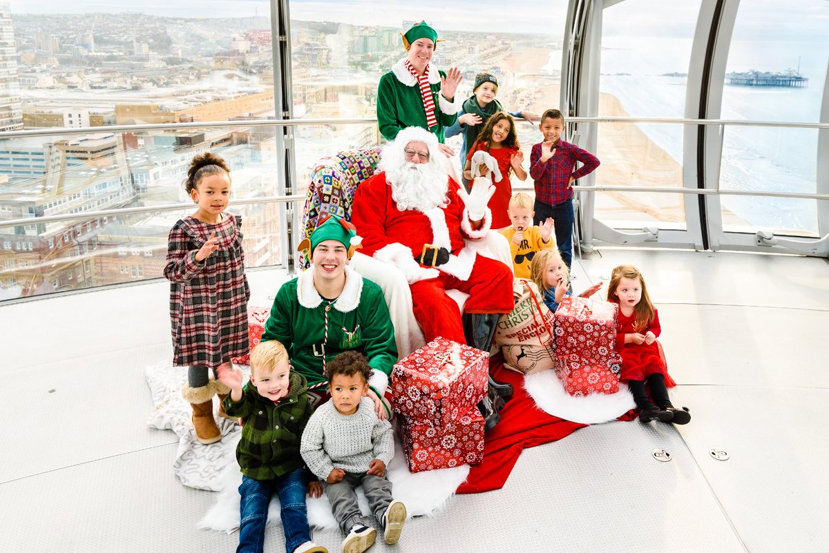 PT_Sussex's tweet photo. Escape to the skies above the City of Brighton with Santa 🎅 this Christmas at British Airways i360! ☁️
Book now to secure your slot! 🎄
@BA_i360
#i360 #FlyWithSanta
https://t.co/O2xoGUTGLF https://t.co/fbwp3oKywO