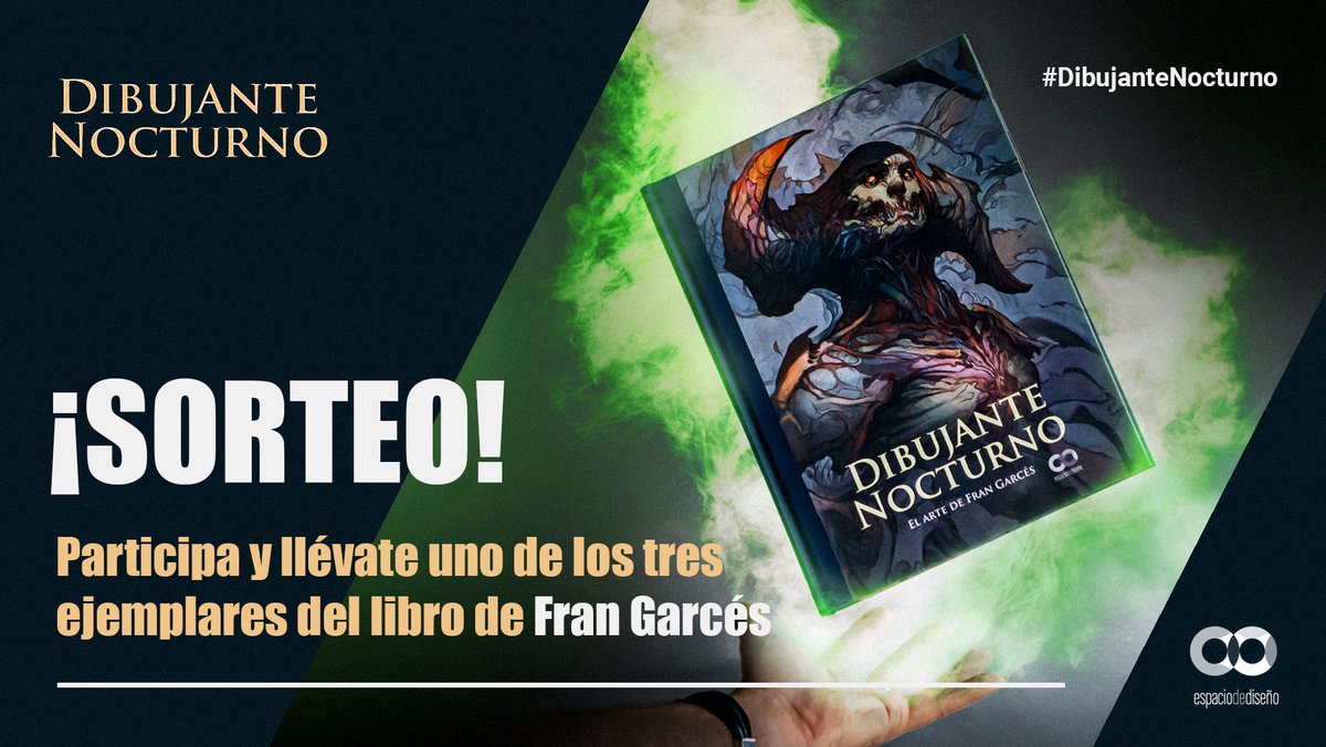 Anaya_Multimed's tweet photo. ¡SORTEO! Regalamos 3 ejemplares de #DibujanteNocturno, el arte de Fran Garcés, un libro con un exquisito estilo de ilustración demoníaco.😈👇
✅ Sigue a @Anaya_Multimed y a @dib_nocturno
✅ Dale ❤️ al tweet
✅ Etiqueta a 3 amigos
¡Mucha suerte! 📄Bases: https://t.co/zYBr08wXkI https://t.co/mG7bNtZxp0