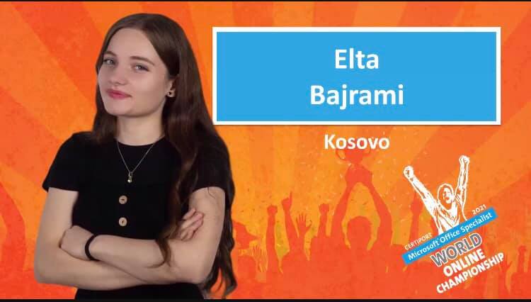UBTEducation's tweet photo. 🎉 Thanks to UBT, Kosovo participated for the first time as a state, and Elta Bajrami from the #KSTeam under the mentorship of UBT professor, Besnik Skenderi, is ranked in the top ten of the world championship #MicrosoftOfficeSpecialist 2021.
@Microsoft #UBTKosovo #MOS https://t.co/tmQXACC0kl