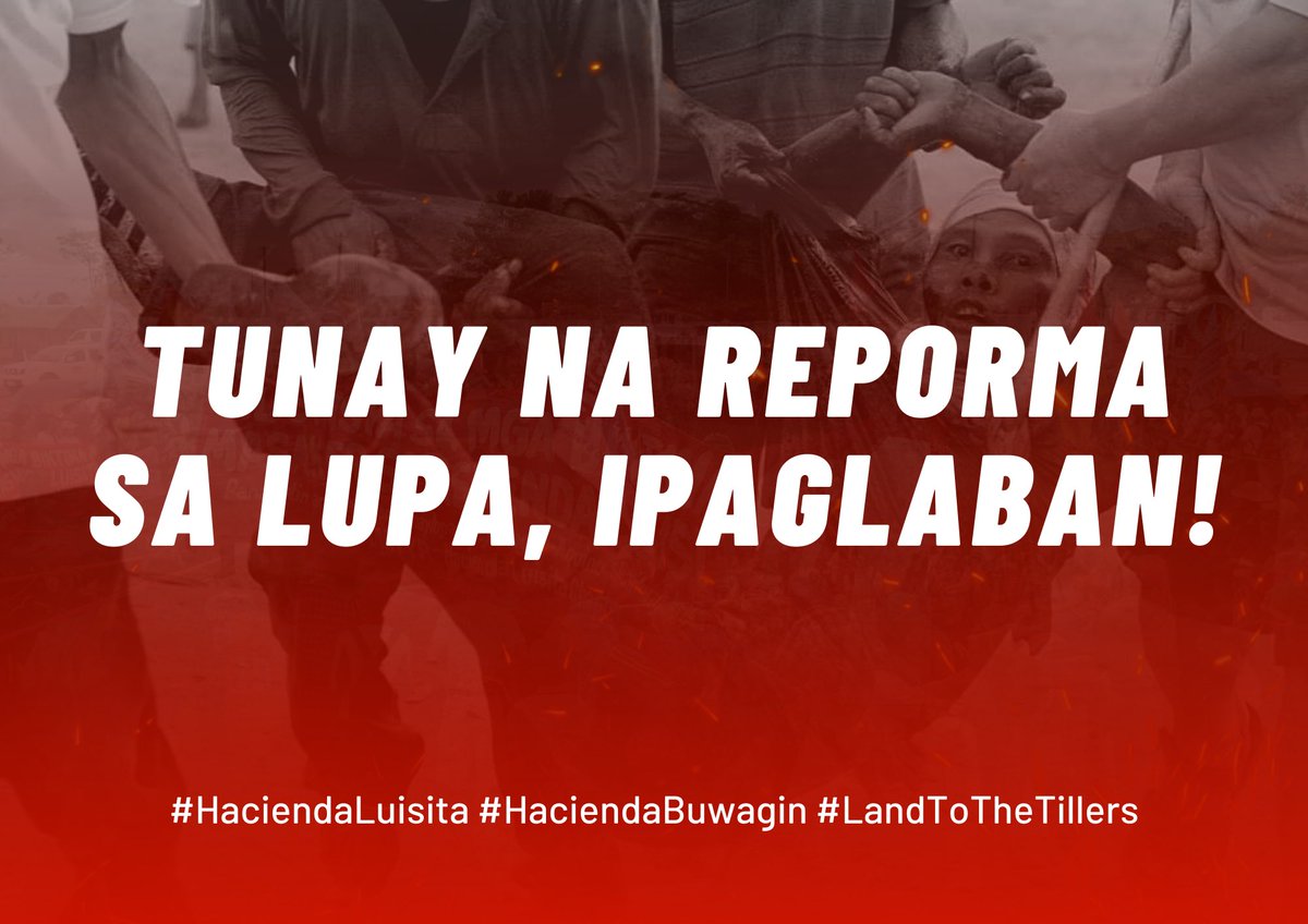 _junsaaay's tweet photo. Ako si Junsay mula sa @HauCSCSBA at kaisa ako sa panawagan ng masang anakpawis para sa tunay na reporma sa lupa at hustisya para sa lahat ng biktima ng Hacienda Luisita Massacre.

Lupa hindi bala! Bigas hindi bala!

#HaciendaBuwagin
#StopKillingFarmers https://t.co/LSphWJyXaL