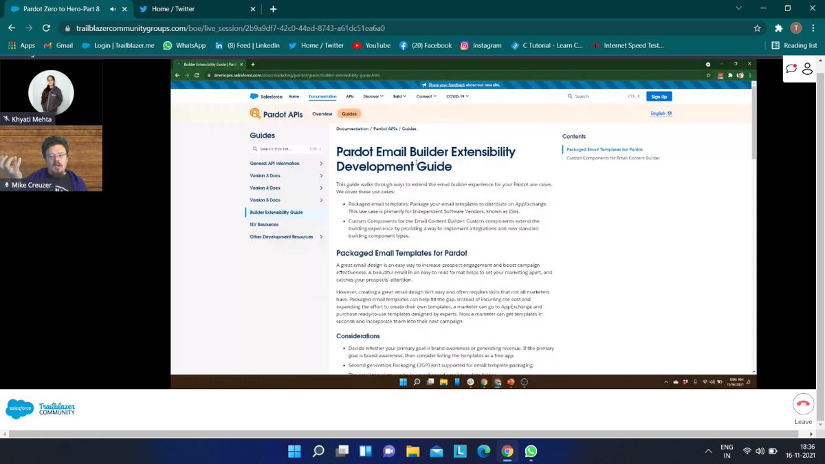 Thrishulsanapal's tweet photo. Wanna know about email templates for Pardot???
Amazing session by @creuzerm
https://t.co/kckyqBzzfR
@khyatu07
#witkolkata
#witpardot https://t.co/fscxa6YQQu