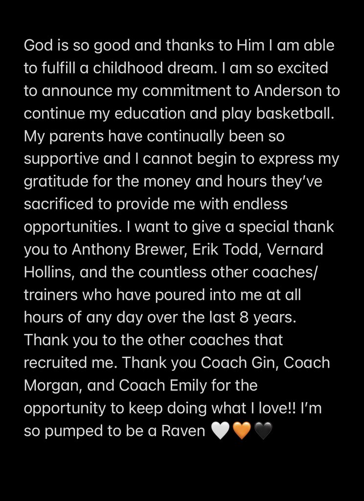 brookepocock6's tweet photo. SO EXCITED!! 🤍🧡🖤 @vjhAlways100 @ATodd2022 @AURavensWBB https://t.co/qPY7fkd3TS