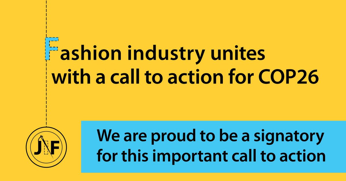 JusticeinFash's tweet photo. Justice In Fashion are proud to be a signatory for 
@FashionRound important call to action for COP26 which asks world leaders to commit to key recommendations
See below for the recommendations that the fashion industry want world leaders to follow
Follow link in bio for more info https://t.co/O4WhEiHnwv