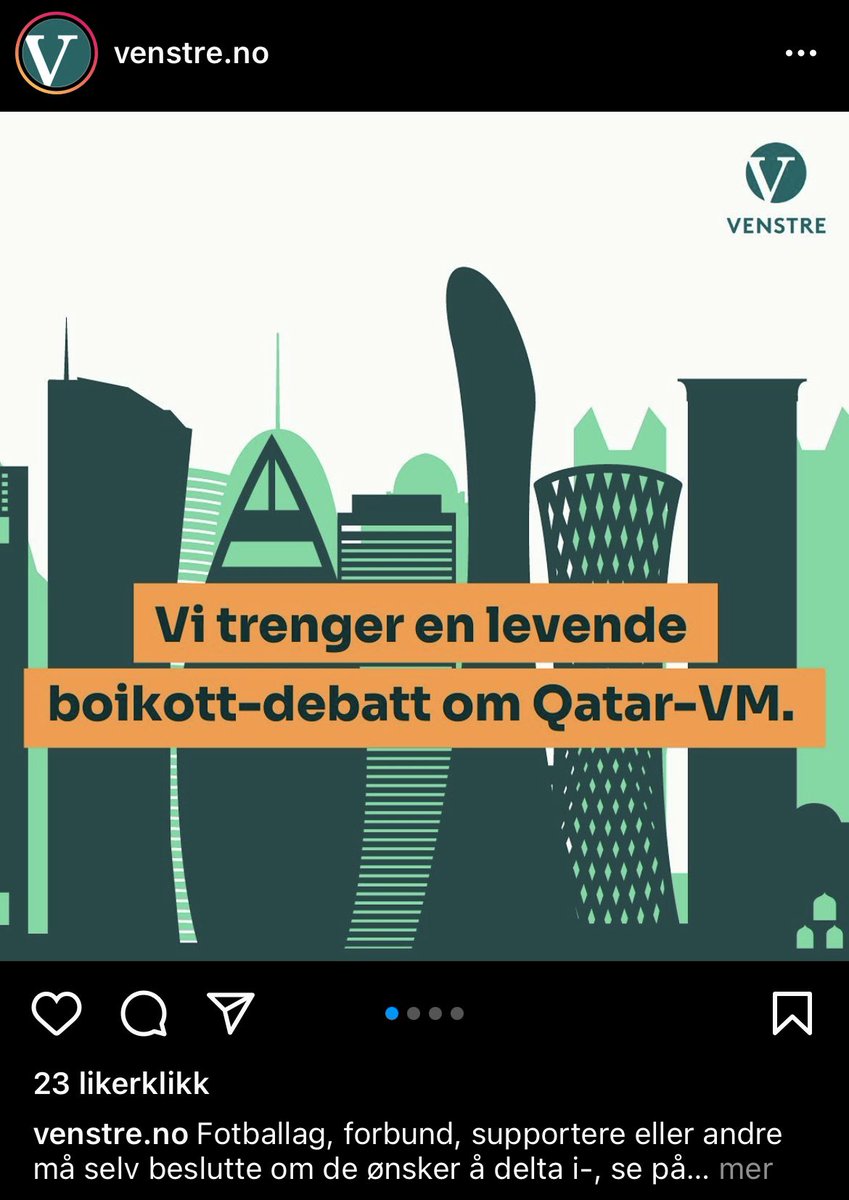 Slapp av, Venstre, det blir nok VM-boikott av Norge. Bare ikke politisk.