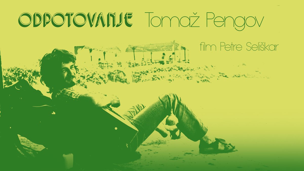 📢 Ta četrtek, 18. 11., ob 19:00 pridi v Filmsko gledališče Idrija in si paglej tale odličen road-movie o legendarnem kantavtorju Tomažu Pengovu 😎

𝙊𝙙𝙥𝙤𝙩𝙤𝙫𝙖𝙣𝙟𝙚 - dokumentarec, ki ga ne smeš zamuditi!

𝗣𝗔𝗚𝗟𝗘𝗝! cikel filmov o glasbi