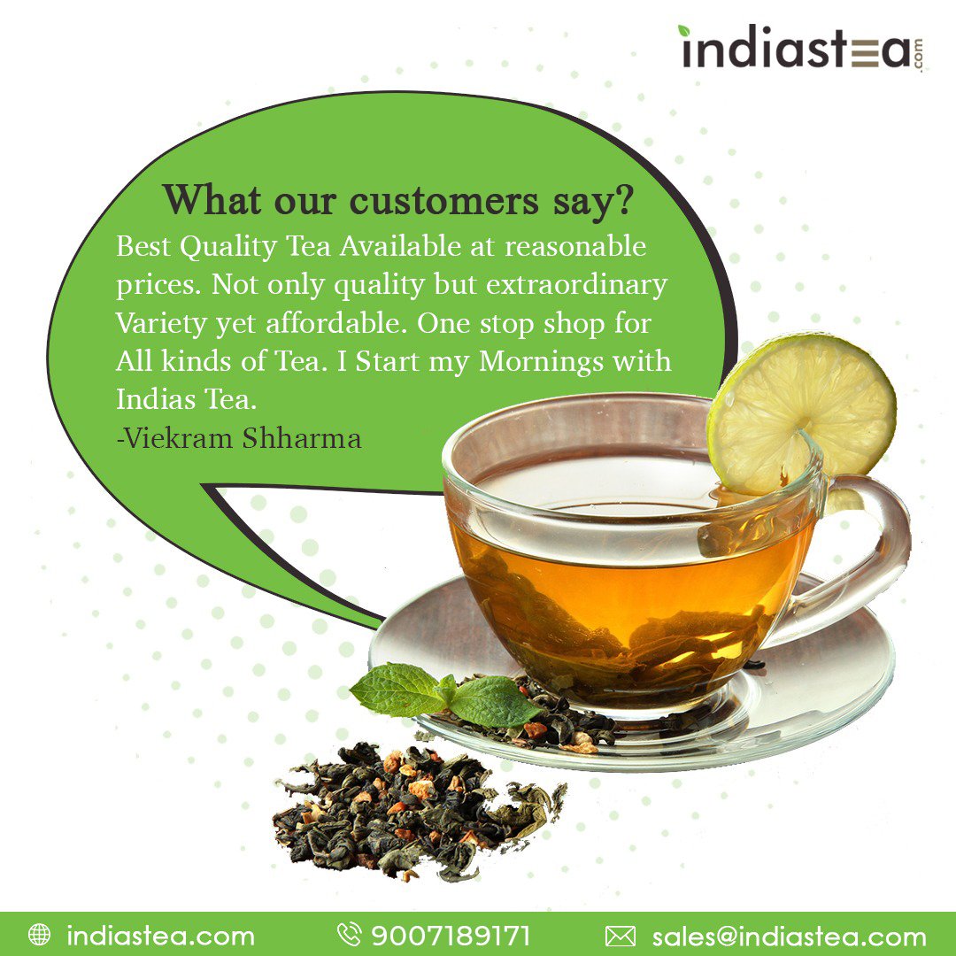 We're committed to bringing you the highest quality tea at the best prices and we're looking forward to bringing you more amazing deals and discounts in future! Order online from indiastea.com #customerreview #customerservice #customerreviews #shoppingfeedback