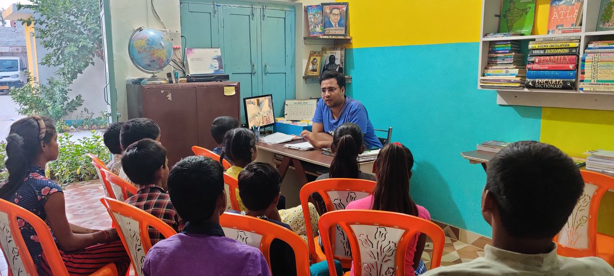 We recently held a inclusive meet with members of Student Leadership Council about various aspects. A democratic spirit was strongly felt as they were made to understand the impact of their ideas &amp; how it will be a library that runs on  collective decisions of its young readers.