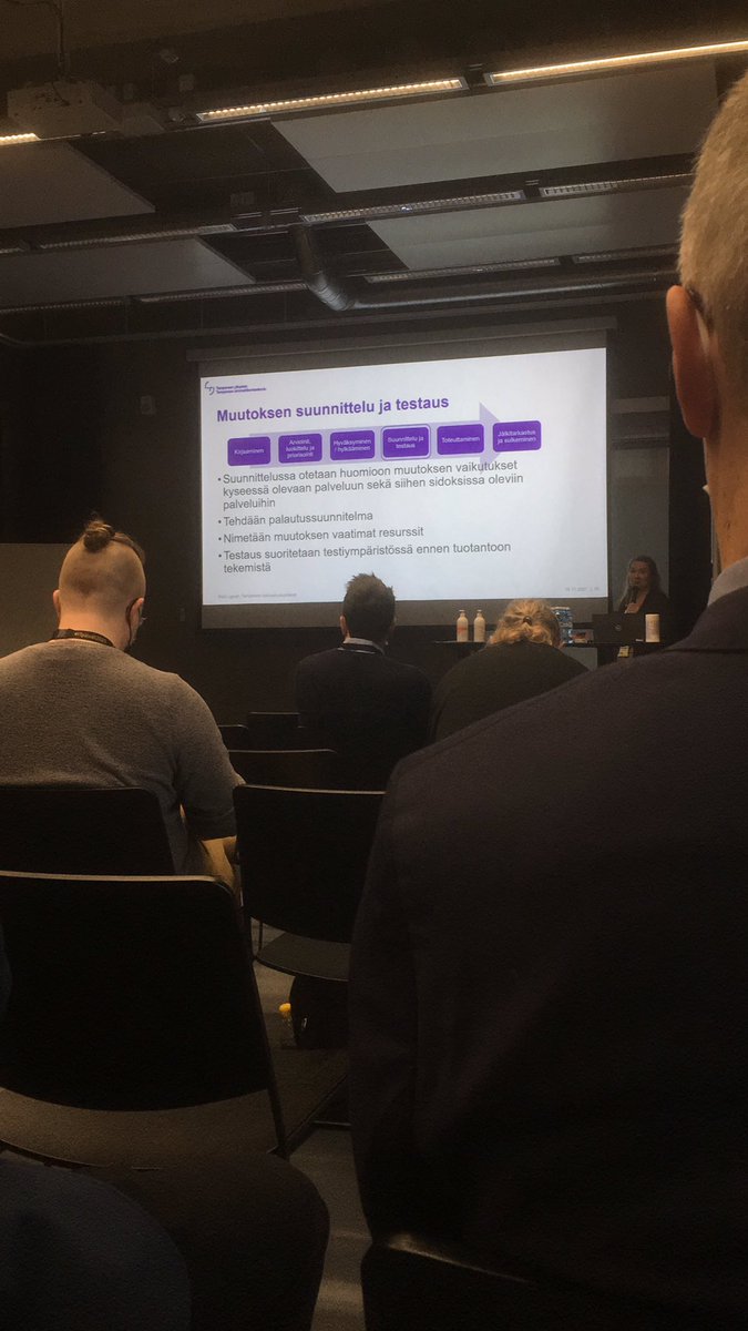 #muutoksenhallintajärjestelmä auttaa pitämään tilanteen hallinnassa, kun palveluita, laitteita tai toimintatapoja muutetaan: se auttaa huomaamaan, mitä vaikutuksia muutoksesta seuraa. Ennakointi parantaa palveluita!
Puhujana on Päivi Lignell @TampereUni:sta. #ITpäivät2021