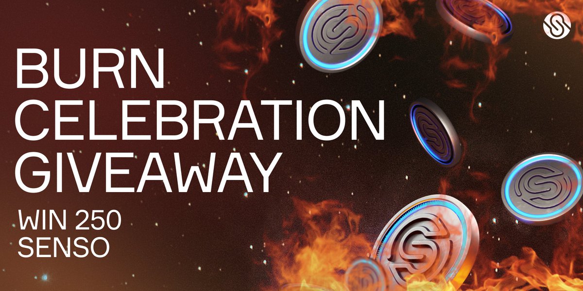 🔥 Sensorium To Burn 1B SENSO🔥

❕Cutting Supply To 200M SENSO

- Retweet this post
- Follow <a href="/SensoToken/">SENSO Token✨</a>
- Leave any comment
🎁 3 winners will get 250 SENSO tokens each! 
(Results on Nov.20)

👉 sensoriumxr.com/articles/senso…

#SENSO #Sensorium #tokenburn #cryptogem #metaverse #VR