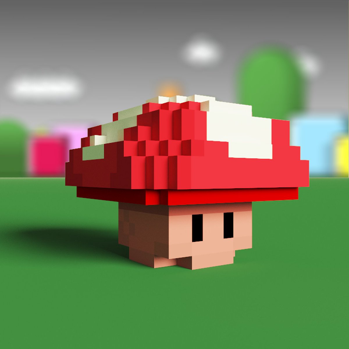 sand_vox's tweet photo. 🍄A little and happy red chubby poison mushroom @thesandboxgame
#thesandbox #thesandboxgame #thesandboxevolution #voxedit #voxelart #nft #nftart #pixelart #pixelartist #galaxy #tsbexperience #TSB #magicavoxel #art #gamedev #minecraft $SAND #voxel #voxelartist #voxels #voxelworld https://t.co/dD2iCYO2G3