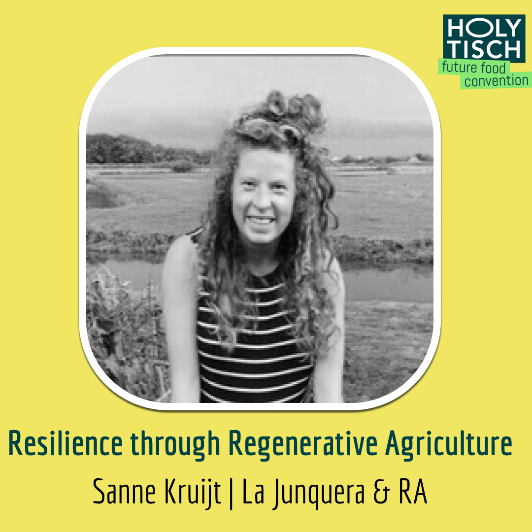 HolyTisch's tweet photo. We are excited to have Sanne Kruijt &amp; Jacobo Monereo de Yeste (Regeneration Academy &amp; La Junquera) as speakers for the session titled, “Building Resilience through Regenerative Agriculture"! Join us for the live stream &amp; the deep dive! https://t.co/mHUSaBI150 https://t.co/BVfBQ4guxC