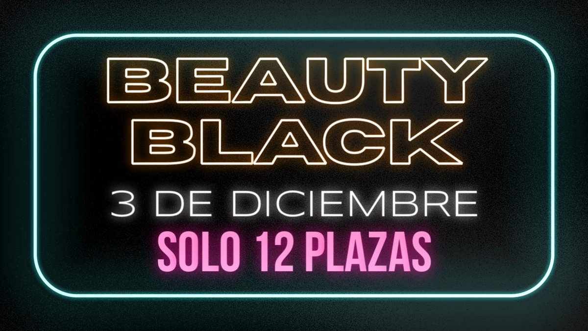 Presentación del nuevo servicio " COLOR EXPRESS".
Evento Exclusivo BEAUTY BLACK Solo 12 Plazas disponibles .No te lo pierdas !!!....Sera un día lleno de glamour ,catering, cocktails , sorteos y mucho mas.
. - mailchi.mp/d-room.cat/4mn…