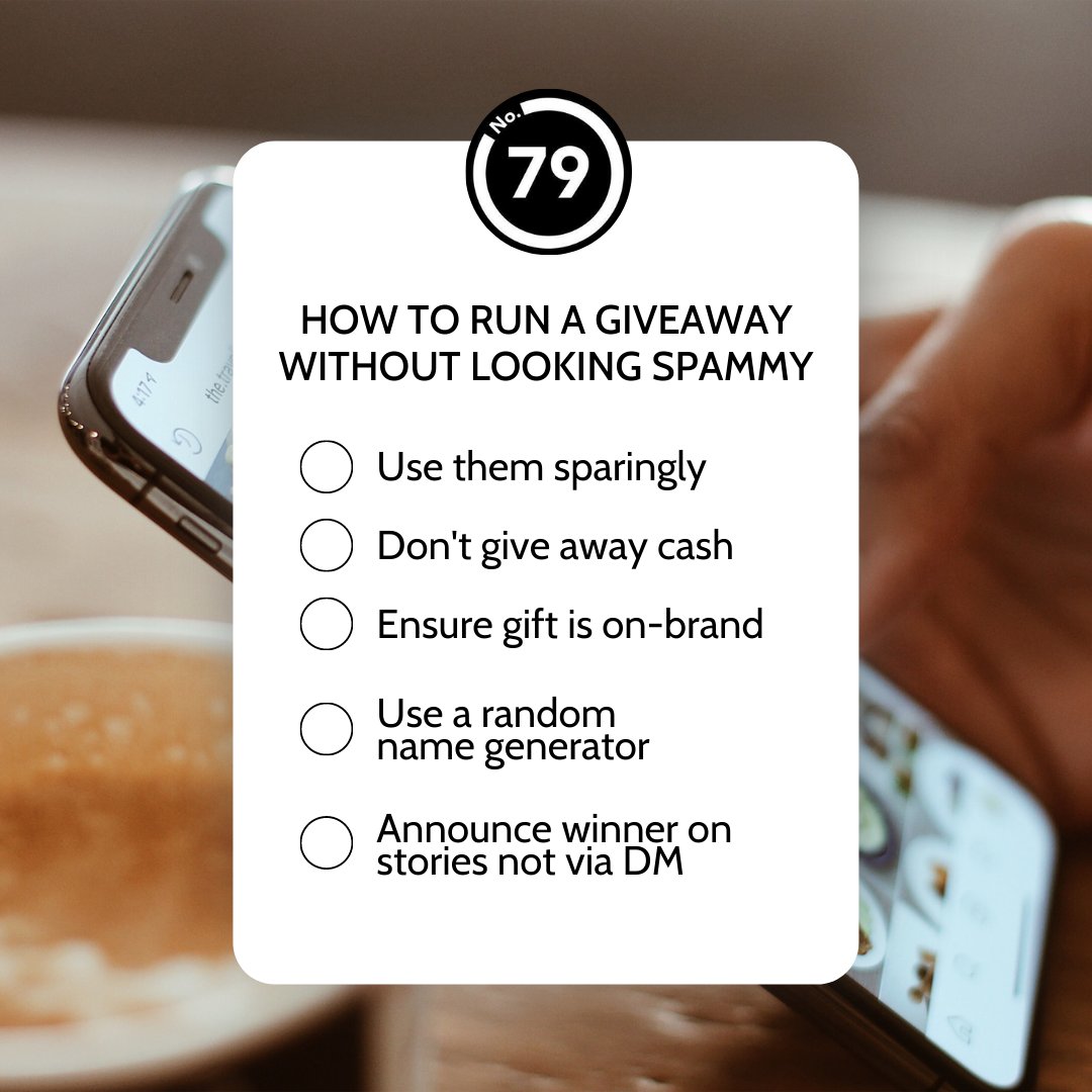 No79Design's tweet image. Thinking of running a Black Friday giveaway on your socials? Here is our checklist on how to stay trustworthy in the process! 🤙#smallbusinesstips #blackfriday #socialmediatips