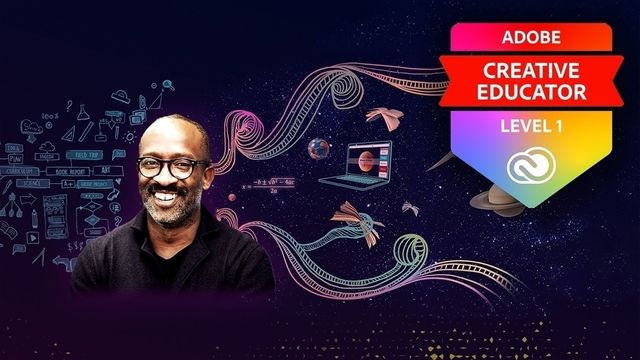 dom_traynor's tweet photo. There's an Adobe Creative Educator Level 1 course happening this Wednesday at 3.45pm! Sign up below...

https://t.co/k34SaxCYyX

Sharpen up your understanding of creativity in the classroom &amp; get hands on training with using Adobe Spark with learners.

#AdobeEduCreative #UKEdChat https://t.co/te3AjE6uNz