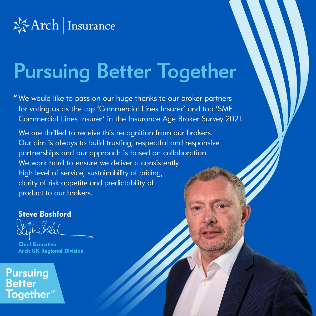 Arch Insurance International (@archinsint) on Twitter photo A huge thank you to our UK regional broker partners for voting us Top Commercial Lines Insurer and Top SME Commercial Lines Insurer in the <a href="/InsuranceAge/">Insurance Age</a> 2021 Broker Survey insurance.archgroup.com/arch-insurance… #PursuingBetterTogether A huge thank you to our UK regional broker partners for voting us Top Commercial Lines Insurer and Top SME Commercial Lines Insurer in the <a href="/InsuranceAge/">Insurance Age</a> 2021 Broker Survey insurance.archgroup.com/arch-insurance… #PursuingBetterTogether