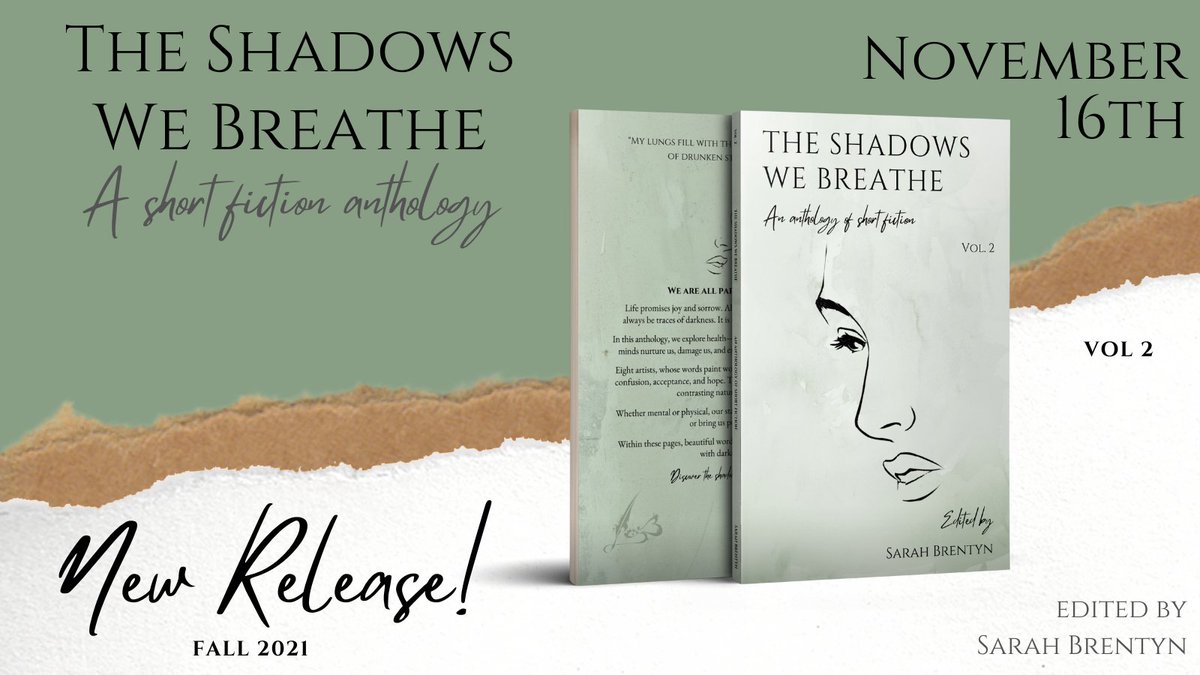 It's here! 🥂🎉 The Shadows We Breathe (Volume 2) is now available in eBook and paperback!
Congratulations, <a href="/gabellbooks/">Georgia Bell</a> @RHTDaly @aliisaac_ <a href="/925screenings/">Silver Screenings</a> <a href="/SMitchJack/">SMJ</a> @Dwallacepeach @alliepottswrite
#NewRelease
eBook: books2read.com/SWB-VOL2
Paperback: mybook.to/SWB-VOL2