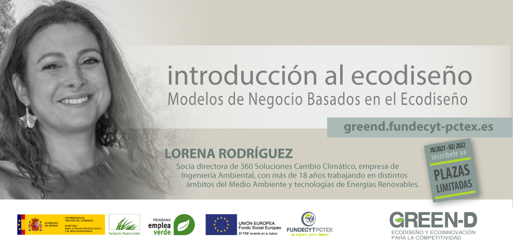 FundecytPCTEX's tweet photo. 🔊¡#ÚltimasPlazas!🔊

Mañana y pasado en @FundecytPCTEX #Badajoz, Introducción al #Ecodiseño y modelos de negocio con #GreenD.

Factores motivanes, servitización, ecocanvas o los distintos sistemas de reconocimiento ambiental, y más.

Inscripciones: https://t.co/5l8hmatUpk https://t.co/MXLgiradv0