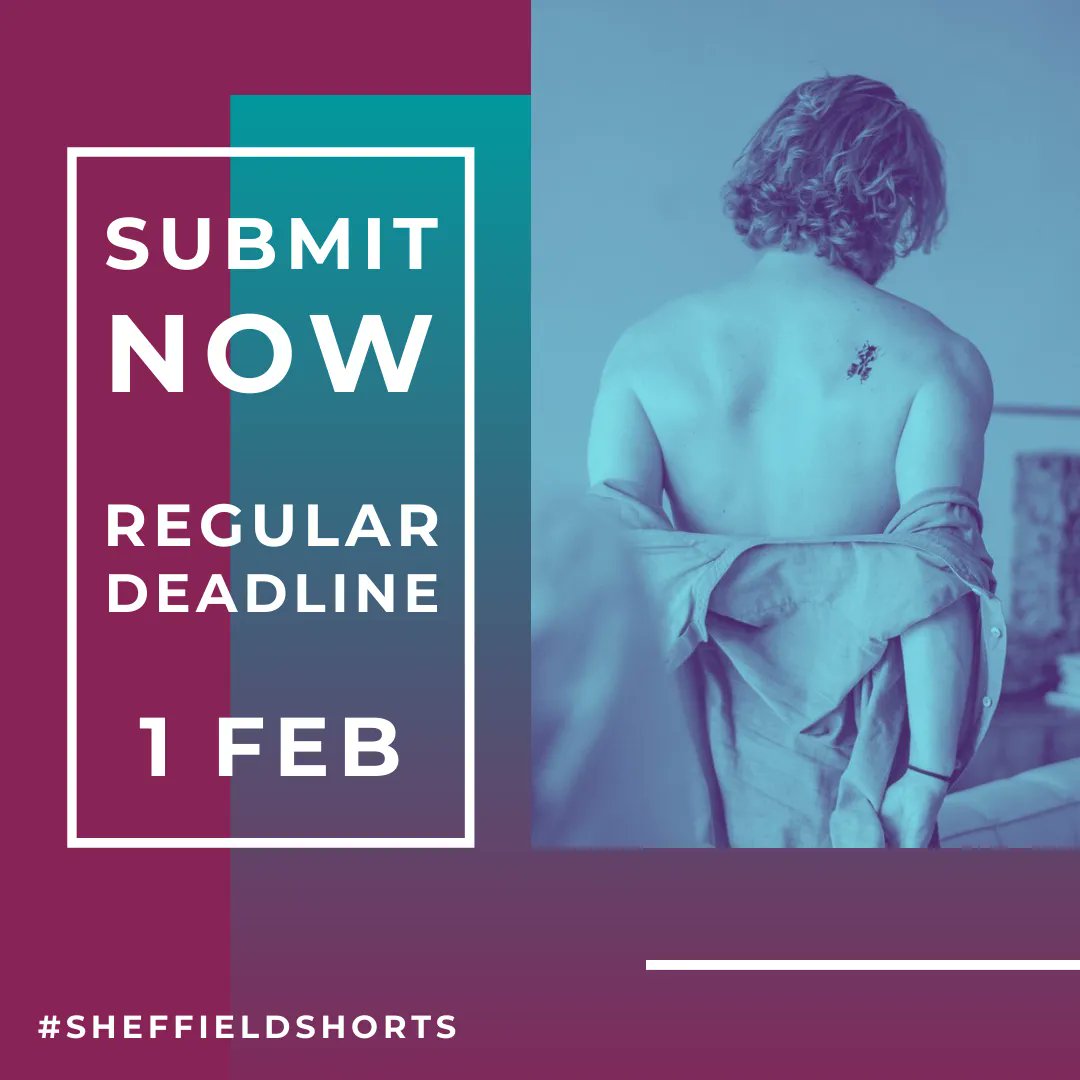 The Sheffield Shorts Regular Deadline has been extended to 1 February 2020, submit now via #FilmFreeway to save money, Gold Members receive discounted entry!⠀
buff.ly/3gZViB6