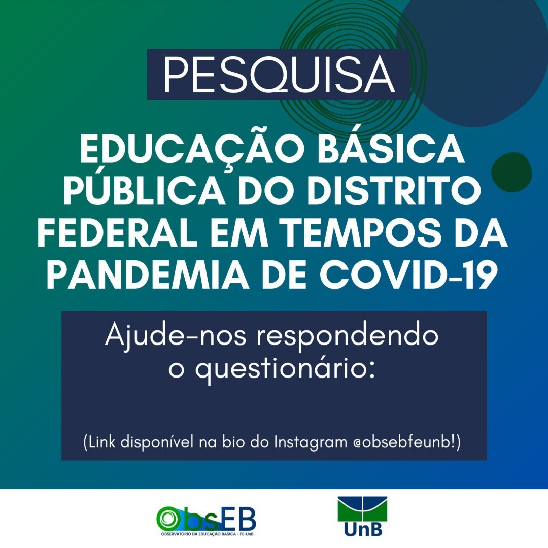 sinprodf's tweet image. Participe da pesquisa “Educação básica pública do Distrito Federal em tempos da pandemia de Covid-19”. sinprodf.org.br/educacao-basic….

#escolasDF #sinpronaluta #educacaopublica #pesquisa #covid19